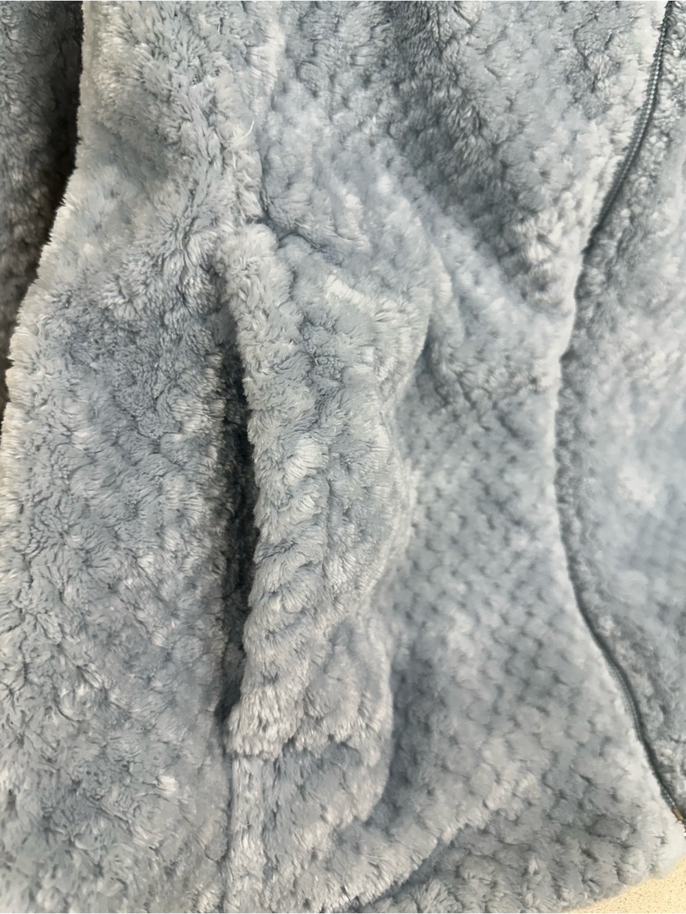 Columbia Women's Light Blue Plush Full-Zip Jacket L - Picture 4 of 6